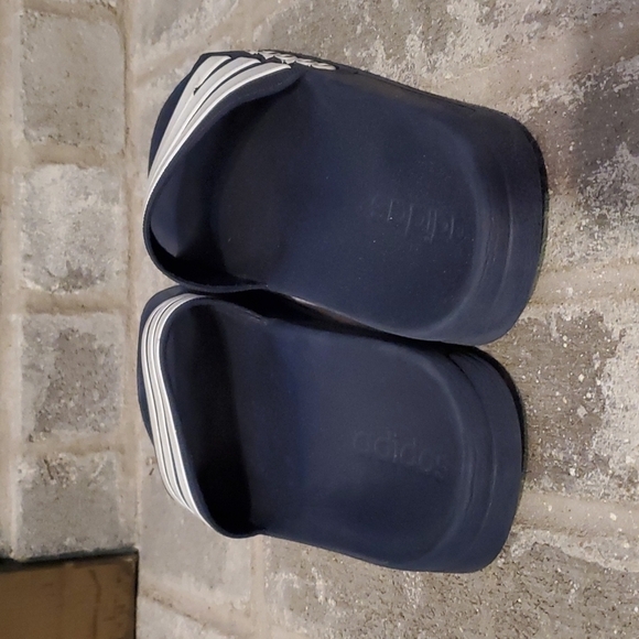 Adidas shoes sandals size 8 navy blue - Picture 5 of 12